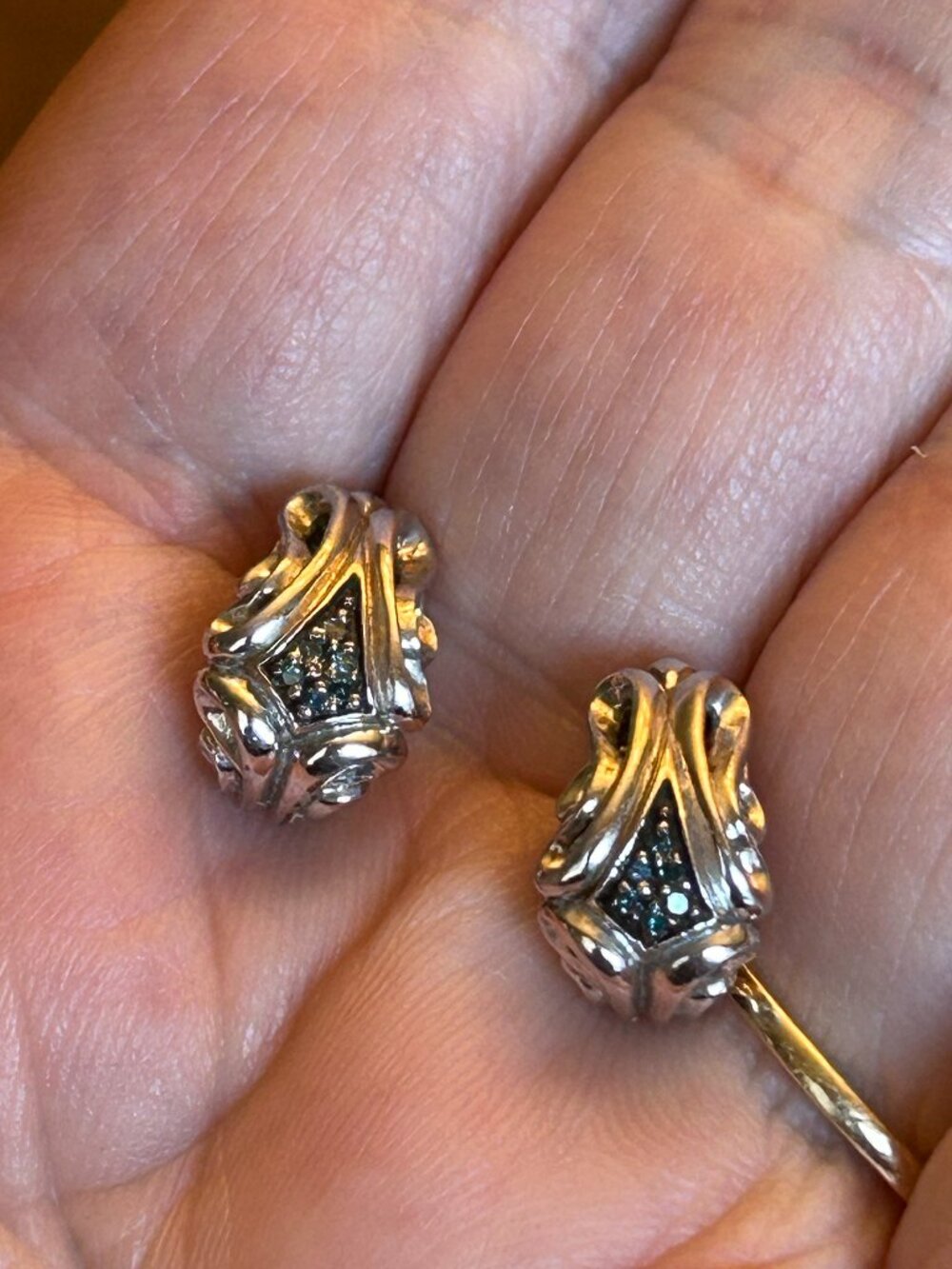 Sterling Silver Huggie Earrings